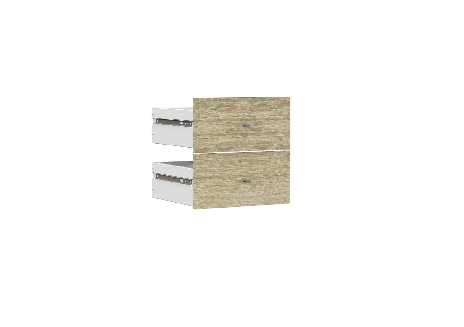 Bilrich Storage Furniture - Multi Kaz Accessory Set of 2 Drawers Oak